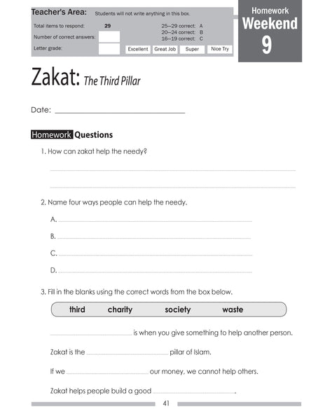 Islamic Studies - Student Workbook - Level 2