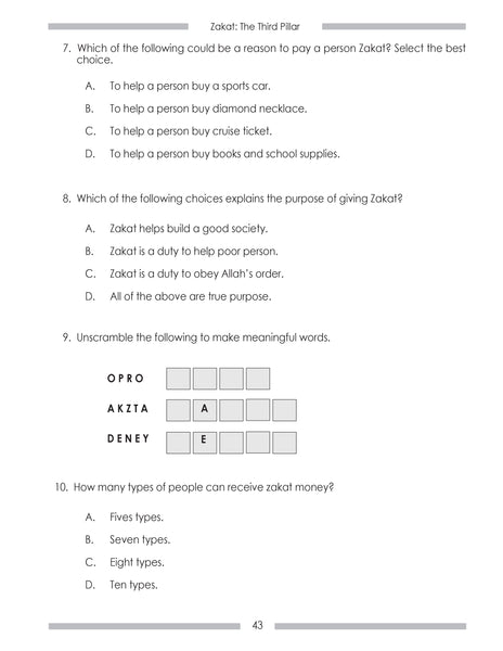 Islamic Studies - Student Workbook - Level 2