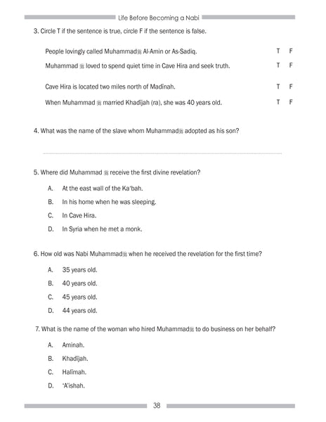 Islamic Studies - Student Workbook - Level 4