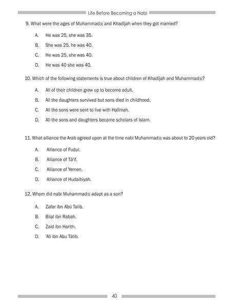 Islamic Studies - Student Workbook - Level 4