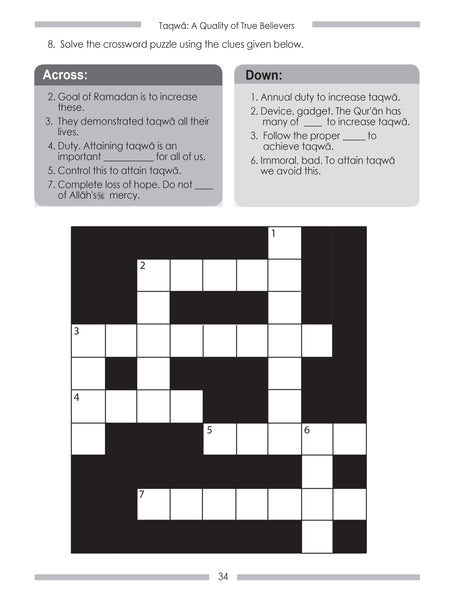 Islamic Studies - Student Workbook - Level 6
