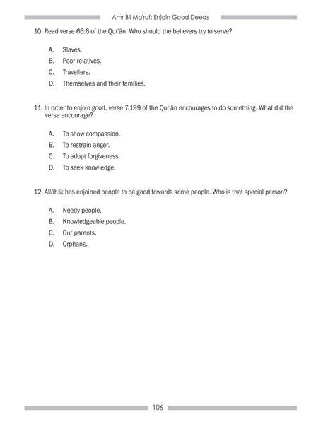 Islamic Studies - Student Workbook - Level 7