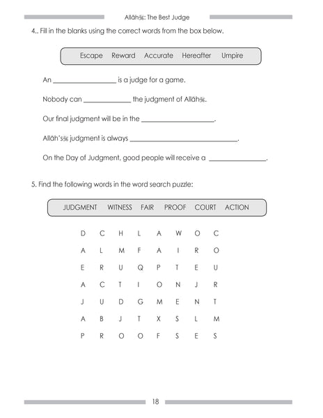 Islamic Studies - Student Workbook - Level 3