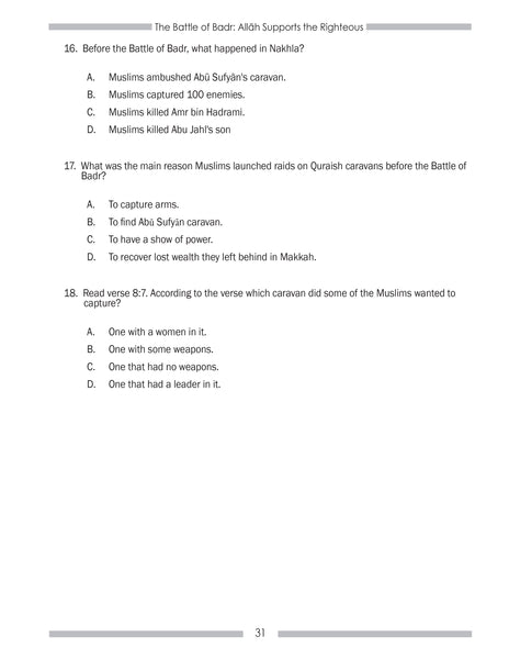 Islamic Studies - Student Workbook - Level 5