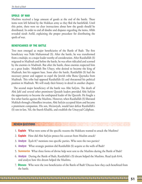 LIfe of Rasulullah: Madinah Period