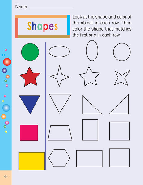 Preschool Activity Book