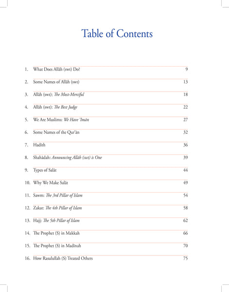 Islamic Studies Level 3 (Beginners Ed)